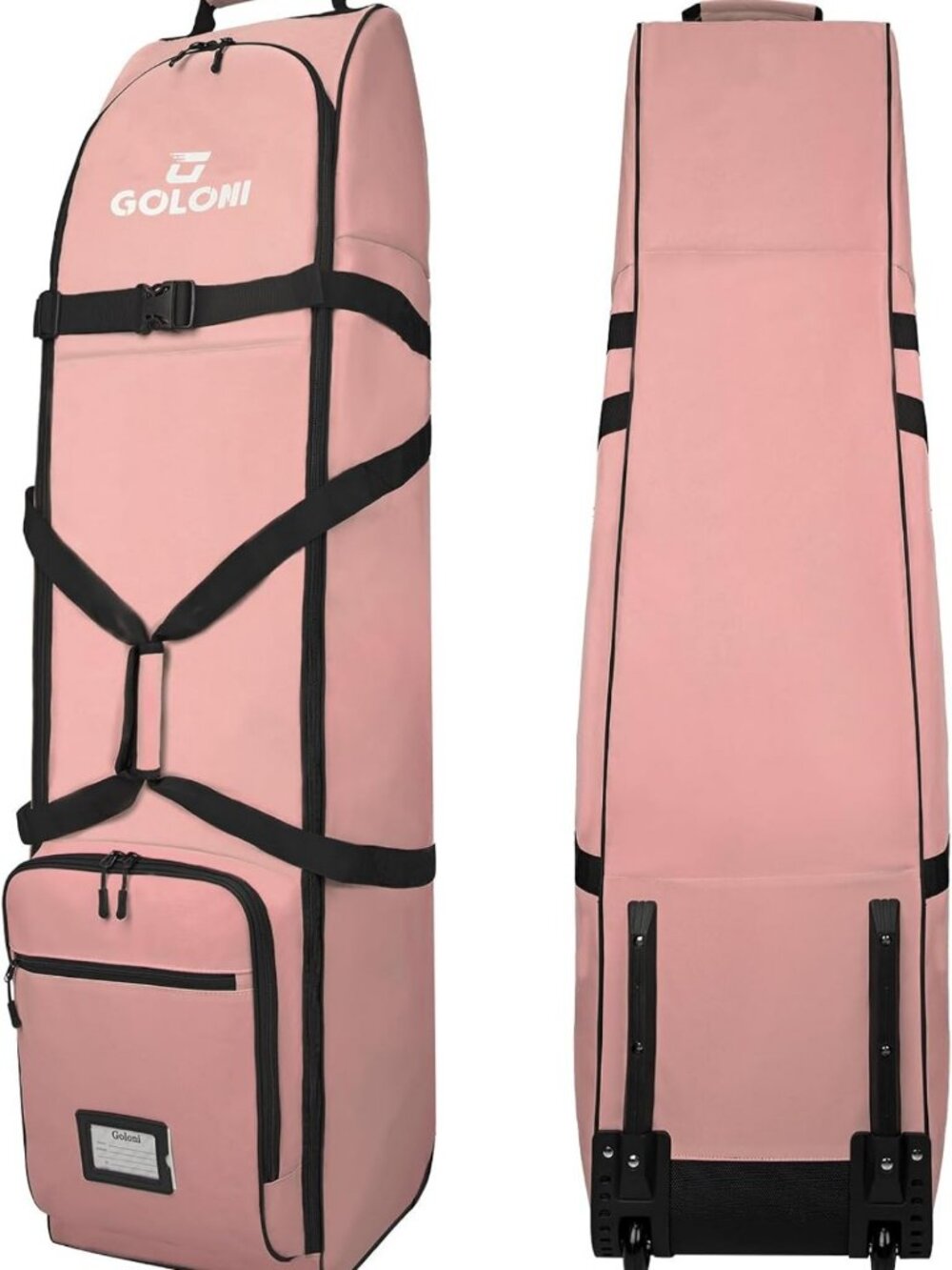 Heavy Duty Golf Travel Bag with Wheels, Water Resistant & Portable for Air